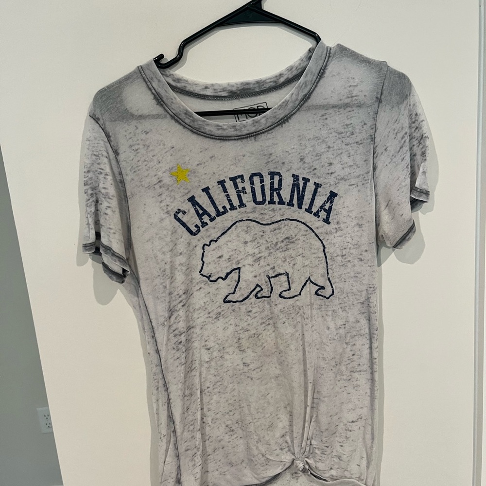 Modern Lux Gray California Bear Kids T-Shirt
